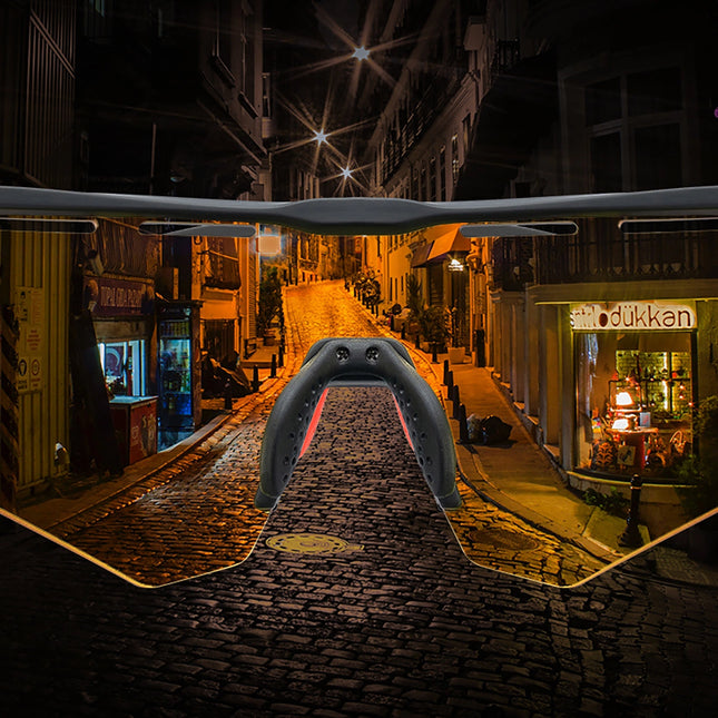 973 Polarized cycling glasses with UV protection and corrective insert - Gray