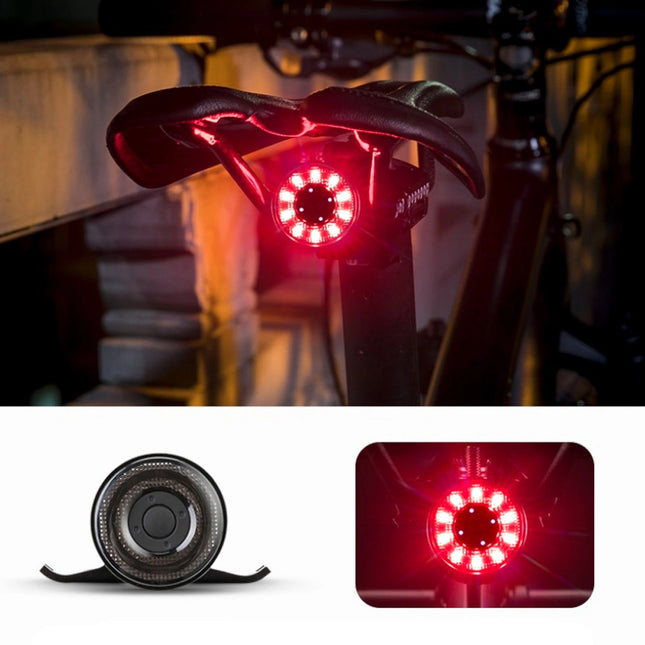 2354ROCKBROS Q1 Luz trasera de bicicleta LED recargable por USB