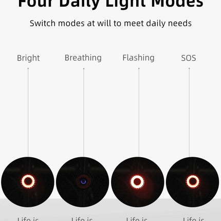1865Rockbros Q3 LED Fahrrad Rücklicht mit intelligentem Stopp-System