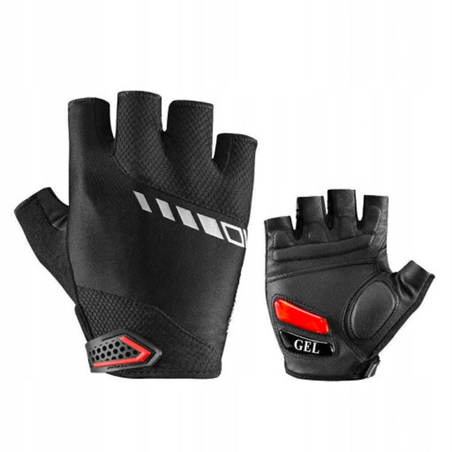 216 Guantes de Ciclismo Rockbros S143-BK con Inserciones de Gel - Negro