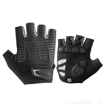 209 Guantes de Ciclismo Rockbros con Inserciones de Gel - Gris