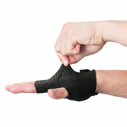 209 Guantes de Ciclismo Rockbros con Inserciones de Gel - Gris