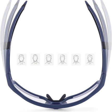 1609Occhiali da ciclismo fotocromatici Rockbros SP216BL UV400 - blu