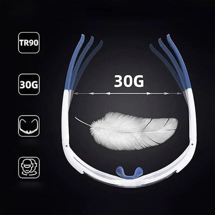 1670 Polarized Rockbros SP297 Cycling Glasses - White