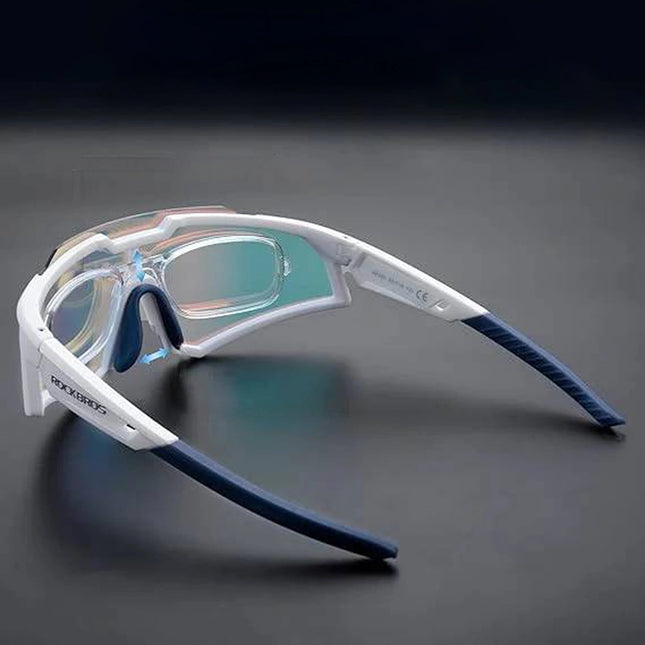 1670Lunettes de cyclisme polarisées Rockbros SP297 - Blanc