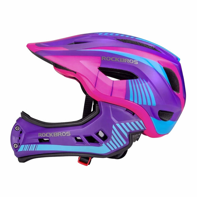 691 Children's bicycle helmet with removable chin guard