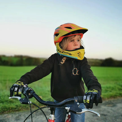 1403 Casco da bici per bambino con mentoniera removibile