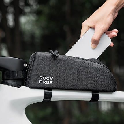 Borsa da telaio per tubo superiore Rockbros 0.9L - Nero