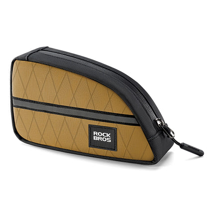 1662Borsa da telaio triangolare Rockbros 0.8L - Marrone