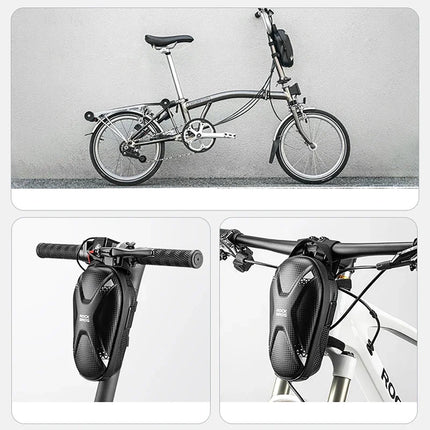 775Sacoche Rockbros pour guidon de vélo ou de trottinette 1.3 l - noire