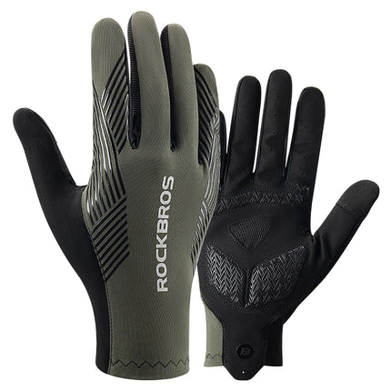 438Gants de cyclisme intégraux printemps/été/automne  - vert