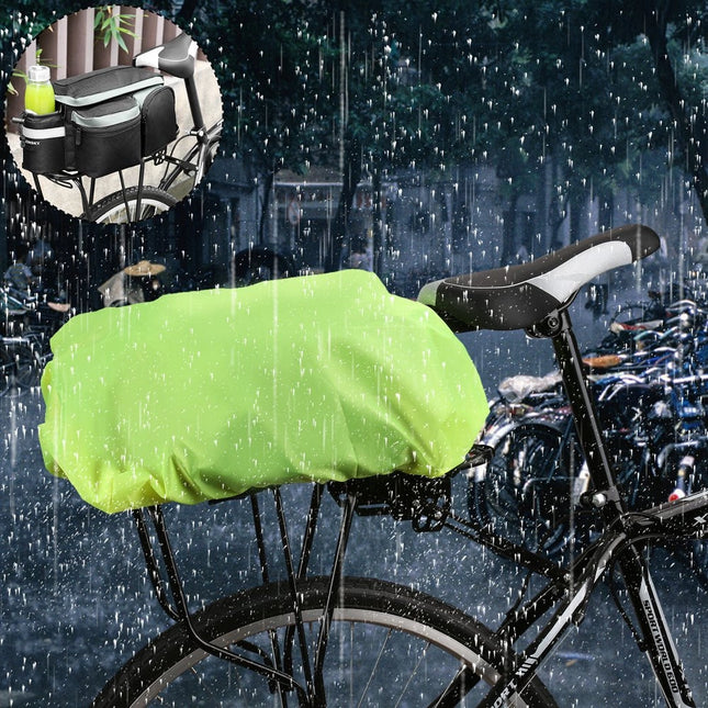 2413Housse de pluie étanche pour sacoche de vélo ou sac à dos