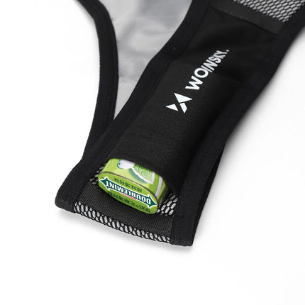 1856Gilet da corsa riflettente Wozinsky - Nero