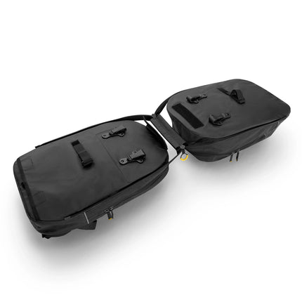 Sacoche de vélo Wozinsky double sac à dos 2en1 30L noir