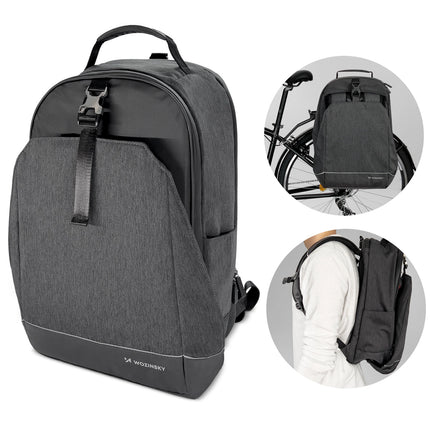 2260 Mochila de bicicleta 2 en 1 30L Negro