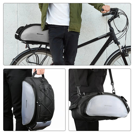1851 Wozinsky bike carrying bag with shoulder strap 13L black