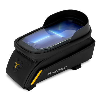 898 Wozinsky bike frame bag with phone case 1L black