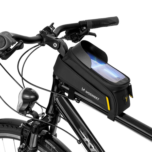 898 Wozinsky bike frame bag with phone case 1L black