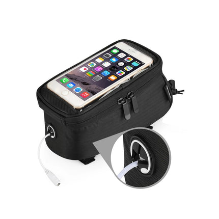 2458Support de téléphone étanche pour vélo 6,5 pouces, 1,5L