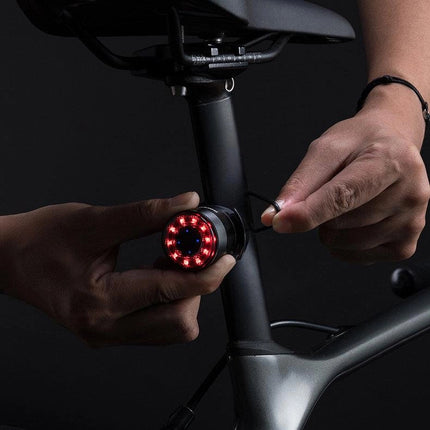 2283Feu arrière de vélo LED avec recharge USB-C, lumière rouge, 5 modes