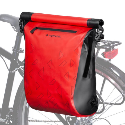 Sac à dos étanche pour porte-bagages de vélo 2 en 1, 23L
