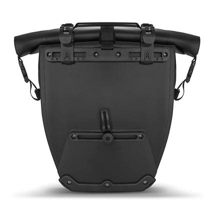 2312Bolsa impermeable para maletero de bicicleta 25L Negro