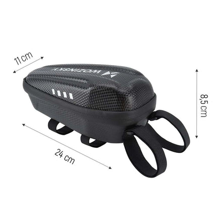 55Sacoche de guidon étanche pour scooter 2L Wozinsky - Noir