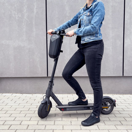 1096Sacoche de guidon étanche Wozinsky pour trottinette, 4L, noire