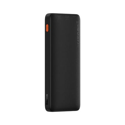 Baseus Airpow 20W 10000mAh Power Bank + USB-A/USB-C kábel - Fekete