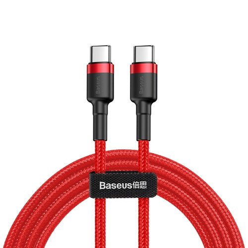 Baseus CATKLF-H09 USB-C - USB-C PD QC 60 W 2 m - rød kabel