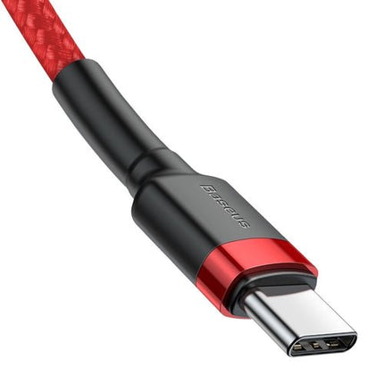 Baseus CATKLF-H09 USB-C - USB-C PD QC 60 W 2 m - rød kabel