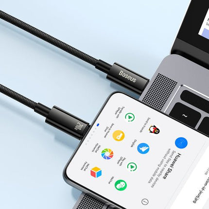 Baseus CAWJ040101 USB-C kábel 240W 480Mb/s 2m fekete és szürke