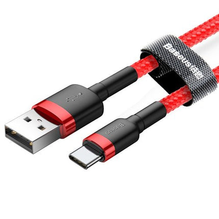 Baseus Cafule USB-A/USB-C QC 3.0 3A 0,5 m - punainen