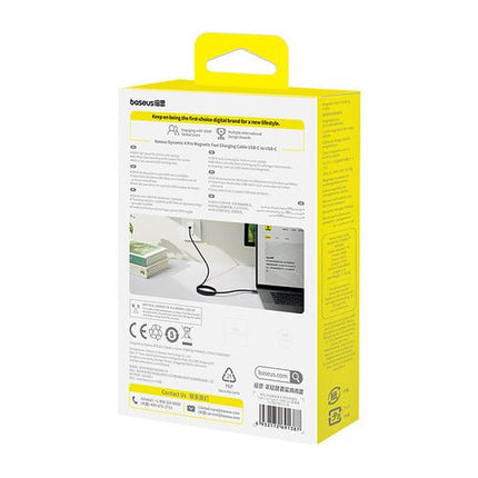 Baseus Dynamic 4 Pro USB-C-kabel 100 W 1 m - svart