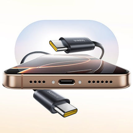 Baseus Dynamic 4 Pro USB-C-kabel 100 W 1 m - svart