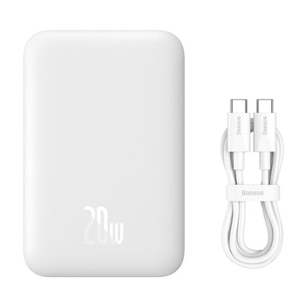 Baseus Magnetic Mini Air PPCXM06A 6000 mAh 20 W USB-C külső akkumulátor - Fehér