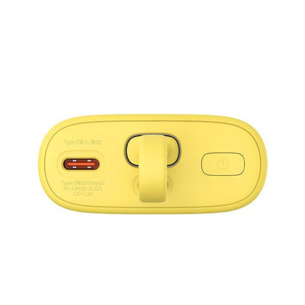 Baseus Popsicle 5200 mAh 20 W, Lightning + USB-C kábel - Sárga-Rózsaszín