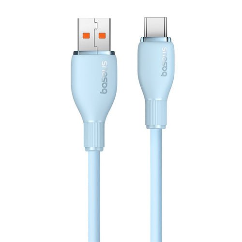 Baseus Pudding-kabel 100 W USB-A/USB-C 2 m - blå