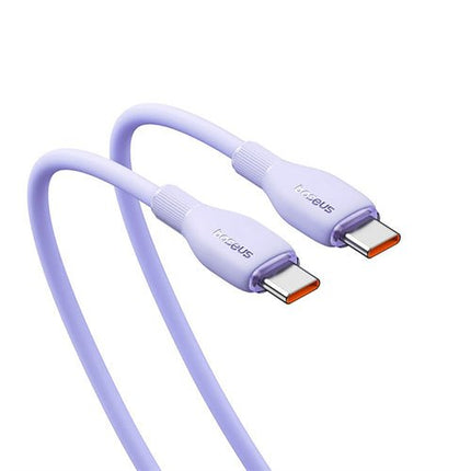 Baseus Pudding 100W USB-C - 2m USB-C kábel - Lila