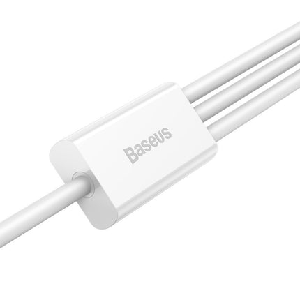 Baseus Superior-kabel 3 i 1 - Lightning/USB-C/Micro USB, 1,5 m.