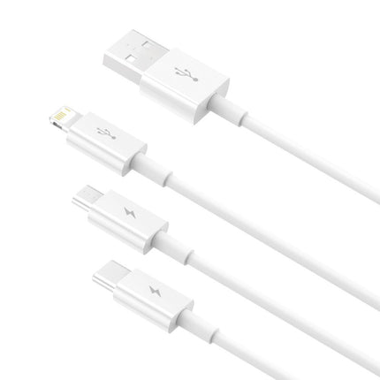 Baseus Superior-kabel 3 i 1 - Lightning/USB-C/Micro USB, 1,5 m.