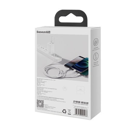 Baseus Superior-kabel 3 i 1 - Lightning/USB-C/Micro USB, 1,5 m.