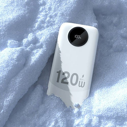 Dudao K13 10 000 mAh külső akkumulátor, beépített kábel - fehér