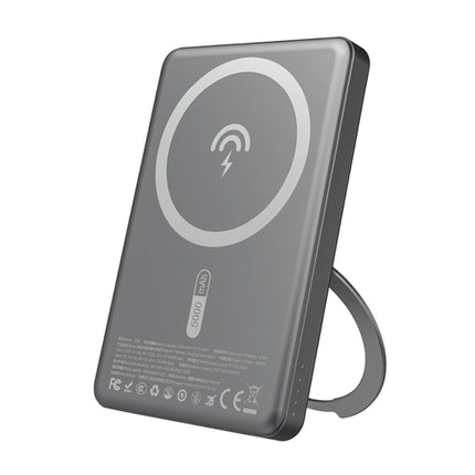 Dudao K28S 20W PD 5000mAh Powerbank MagSafe/ondersteuning - Grijs