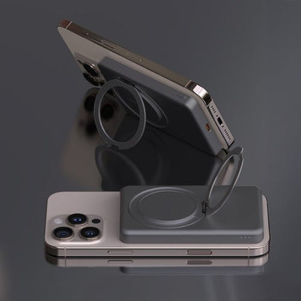 Dudao K28S 20W PD 5000mAh Powerbank MagSafe/ondersteuning - Grijs