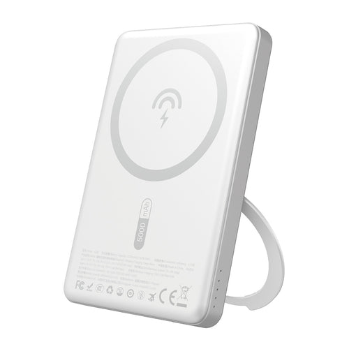 Dudao K28S 20W PD 5000mAh MagSafe akkumulátor + tartó - Ezüst