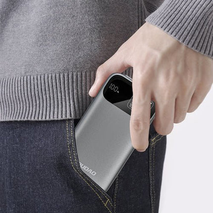 Bateria externa Dudao K31 10000 mAh 22,5 W PD, cable integrat - Gris