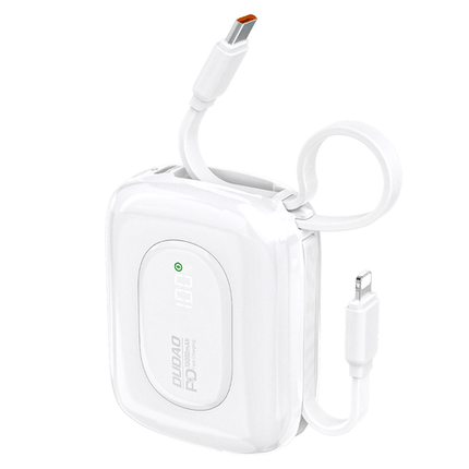 Bateria externa Dudao K32 22,5 W 10 000 mAh, cable USB-C/Lightning