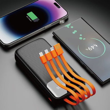 Dudao K6Pro 10000mAh universele 3-in-1 zwart (K6Pro-noir)