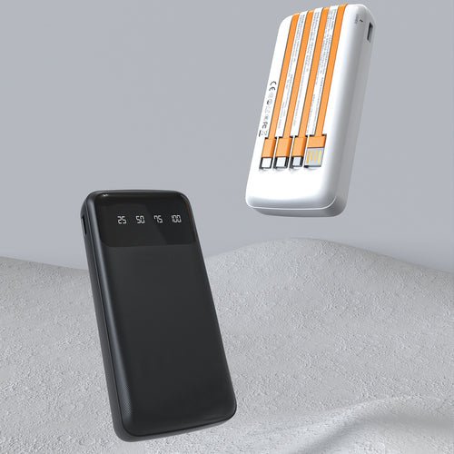 Dudao K6Pro 10000mAh 3 az 1-ben külső akkumulátor, fehér (K6Pro-blanche)